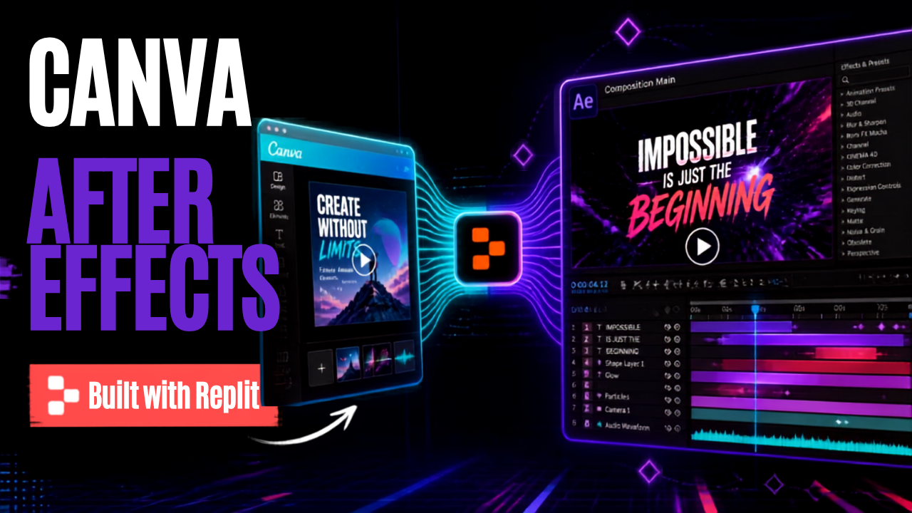 How I Built a Canva + After Effects Hybrid With Replit